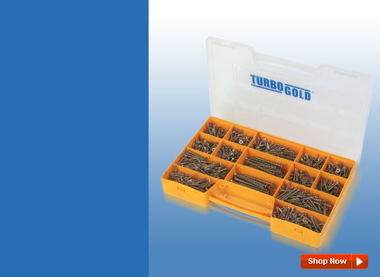 TurboGold Woodscrews Trade Case