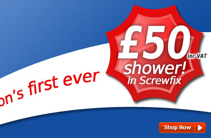 Tritons First Ever &pound;50 Shower in Screwfix