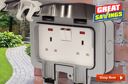 Save up to 40% on Masterplug Outdoor Switched Sockets