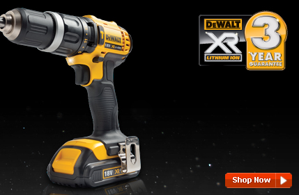Save £100 DeWalt 18V Li-Ion XR Combi Drill Save £100 DeWalt 18V Li-Ion XR Combi Drill