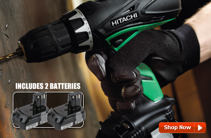 Save &pound;100 Hitachi 18V Li-Ion Combi Drill