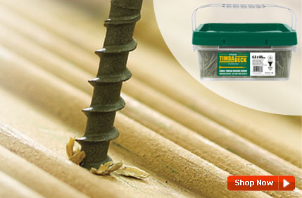 Timbadeck 50% Bulk Savings Decking Screws 1300 Pieces