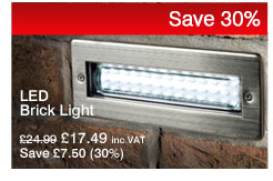 Save 30% LED Brick Light