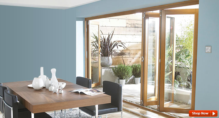 Jeld Wen Oak Slide & Fold Doors