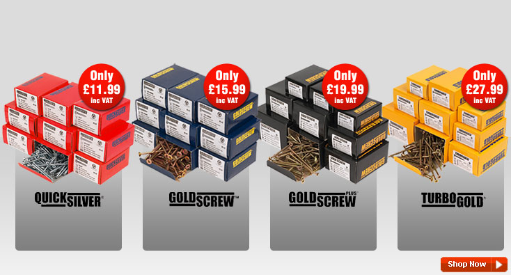 50% Bulk Save On Screw Trade Packs