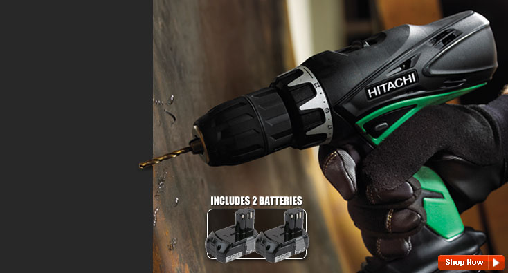 Hitachi 18V Li-Ion Combi Drill