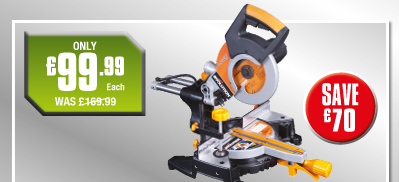 Evolution 210mm Sliding Compound Mitre Saw