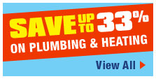 Save up to 33% on Plumbing & Heating