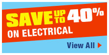Save up to 40% on Electrical