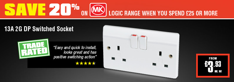 Save 20% on MK Logic Range