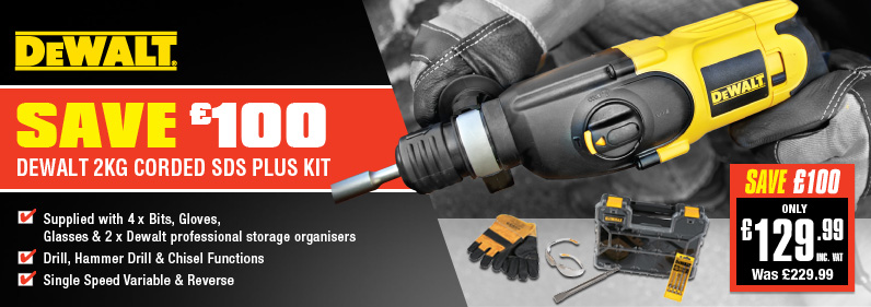 Dewalt 2kg SDS plus Kit