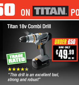 Titan 18v Combi Drill