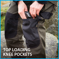 Top Loading Knee Pockets