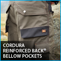 Cordora Reinforced Back Bellow Pockets