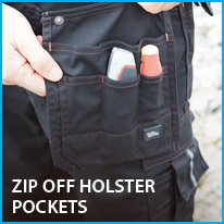 Zip Off Holster Pockets