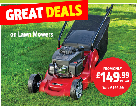 Great Deals on Lawnmowers