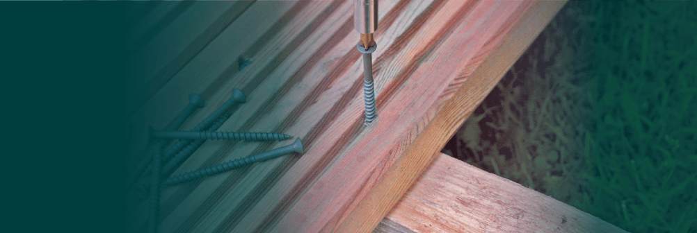 Deck-Tite® screws building a deck.