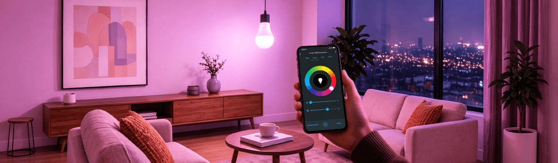 2 for £12 CALEX Smart A60 RGB Lightbulbs