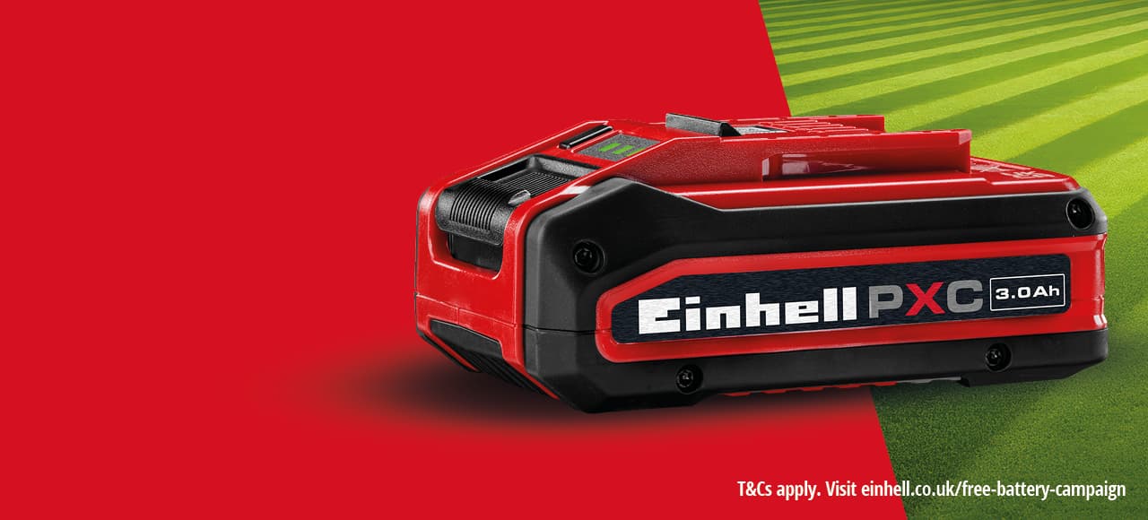 With selected Einhell garden tools