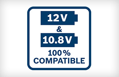 10.8 / 12V Compatibility