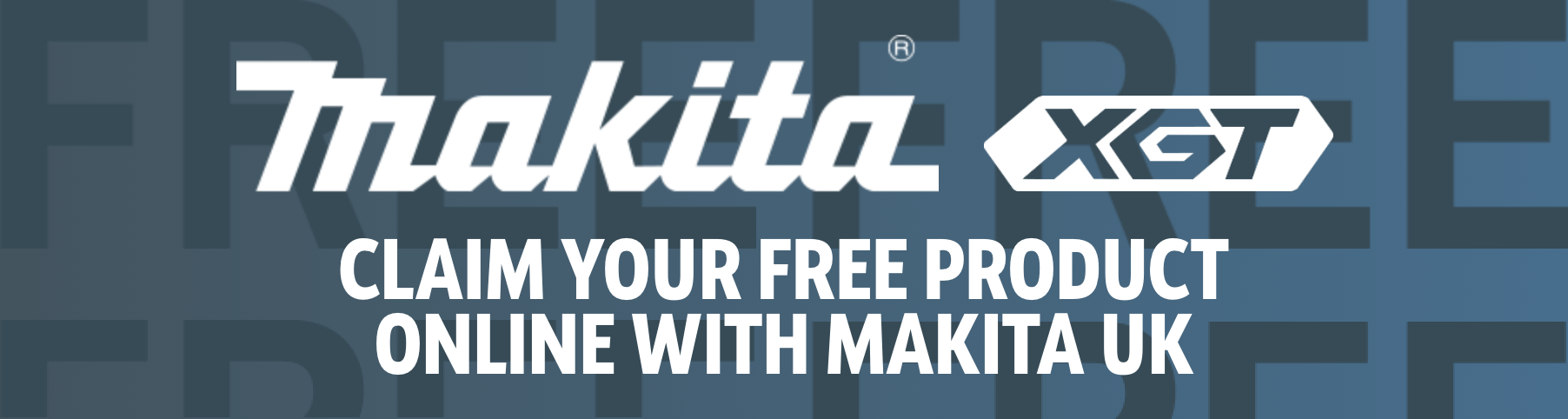 Makita XGT free product offer