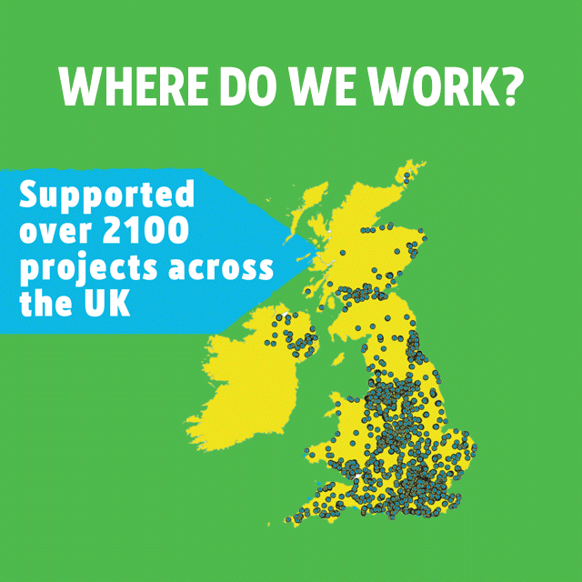 Who do we work with? Hundreds of local charities including Barnado's and Macmillan cancer support